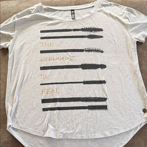 Gray Graphic Short Sleeve Tee